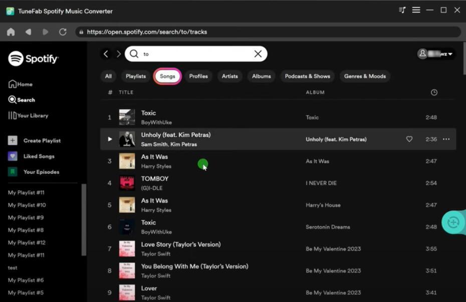 How to Use TuneFab to Download and Convert Spotify to MP3 - 2